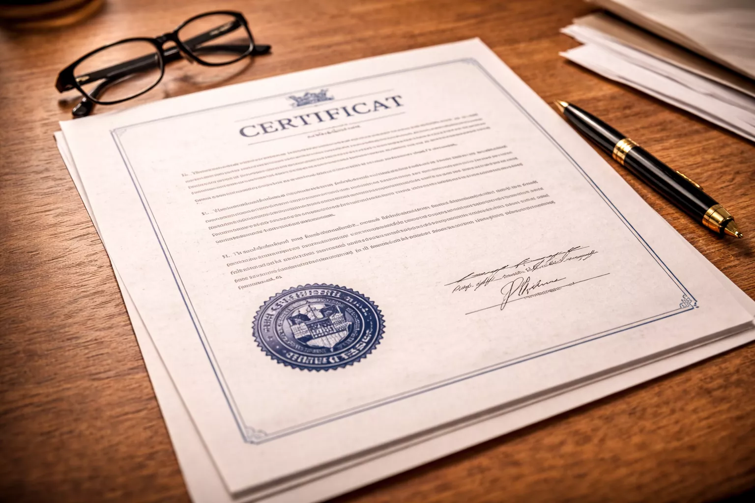 Officieel KSA-vergunningdocument met goedkeuringsstempel